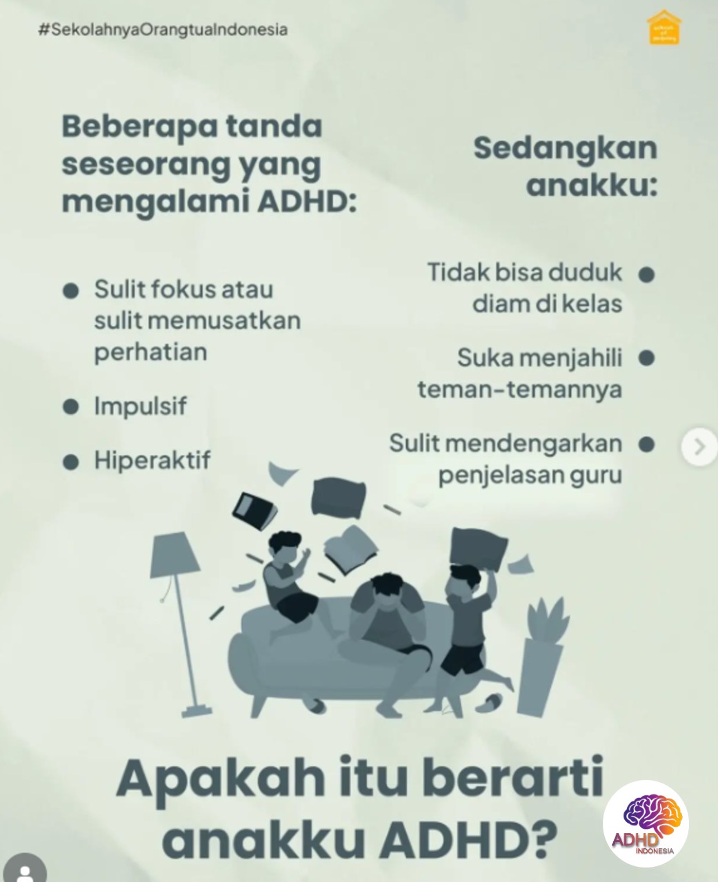 Ciri dan Gejala ADHD pada Anak Usia Dini di Provinsi Kepulauan Riau