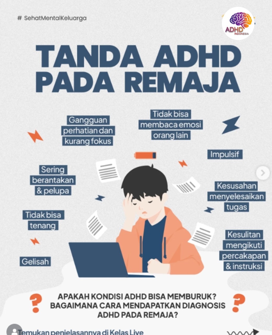 Screening ADHD Non-Diagnostik: Edukasi Awal bagi Orang Tua di Provinsi Kepulauan Riau